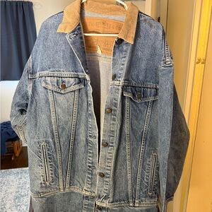 Levi's Vintage Denim Jacket with Tan Collar